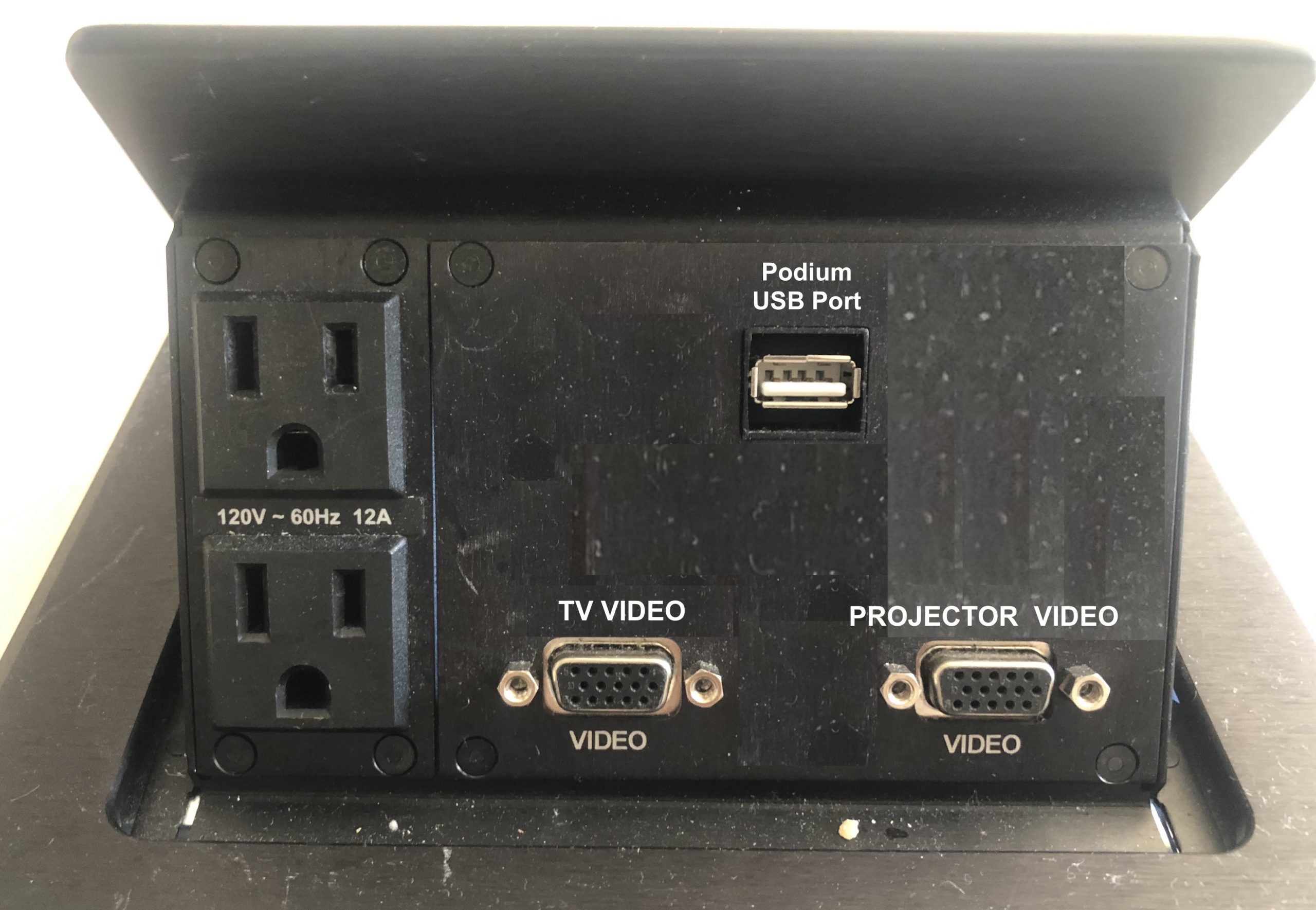 video input for TV and Projector